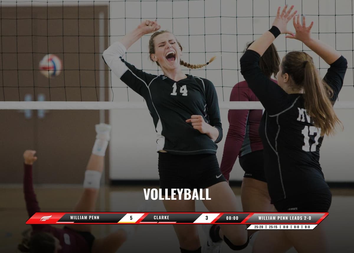 Volleyball live scoring overlay